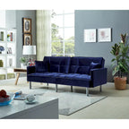 75.6 Divano letto convertibile in velluto Lovely Futon Love Seats