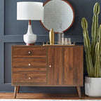 Madia/Credenza Mid-Century Modern a 3 cassetti