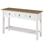 Consolle da ingresso in legno a 3 cassetti