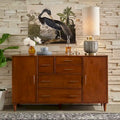 Madia/Buffet Mid-Century Moderna con Spazio Contenitore